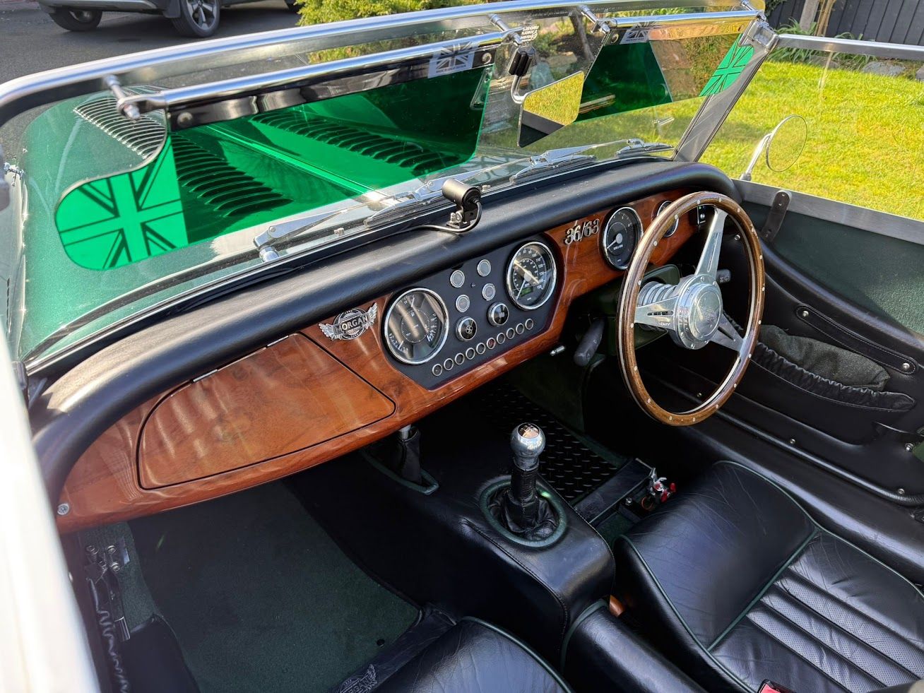 Morgan with Handmade Sun Visor