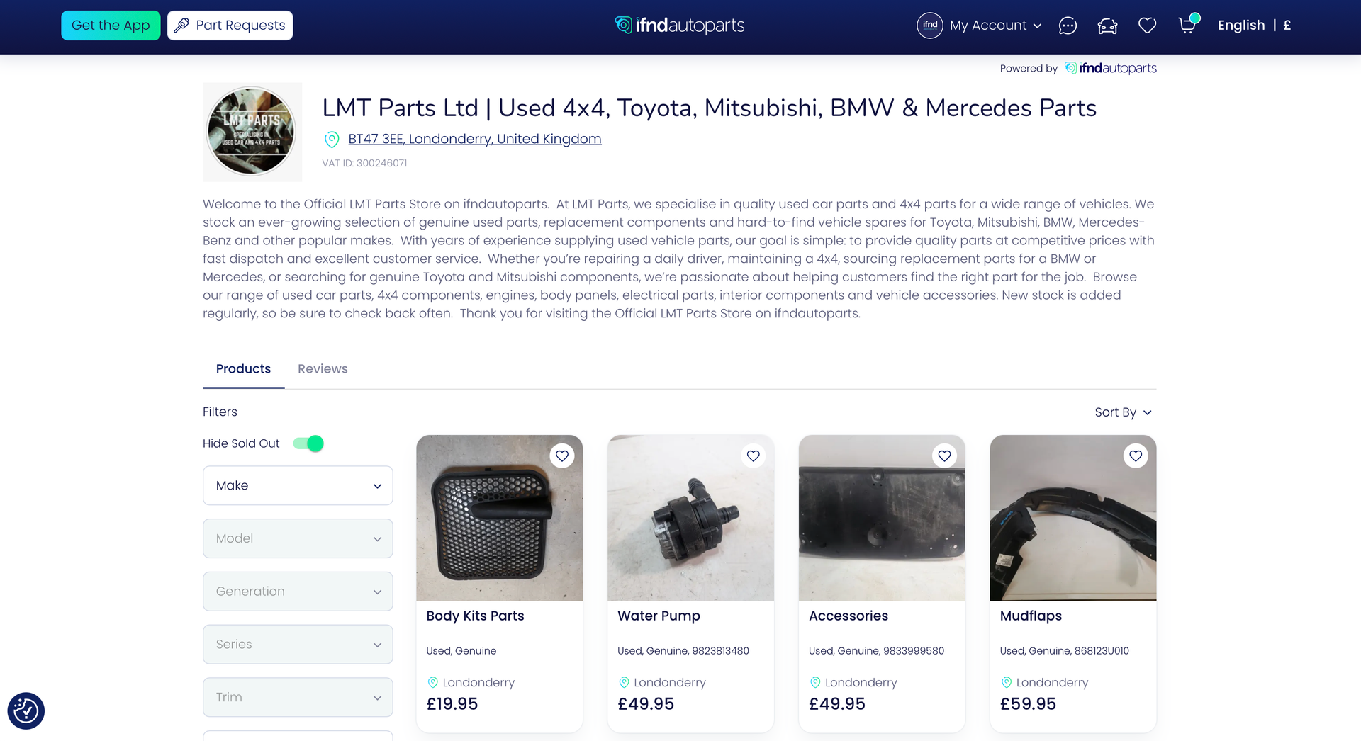Used Car & 4x4 Parts UK | Meet LMT Parts on ifndautoparts
