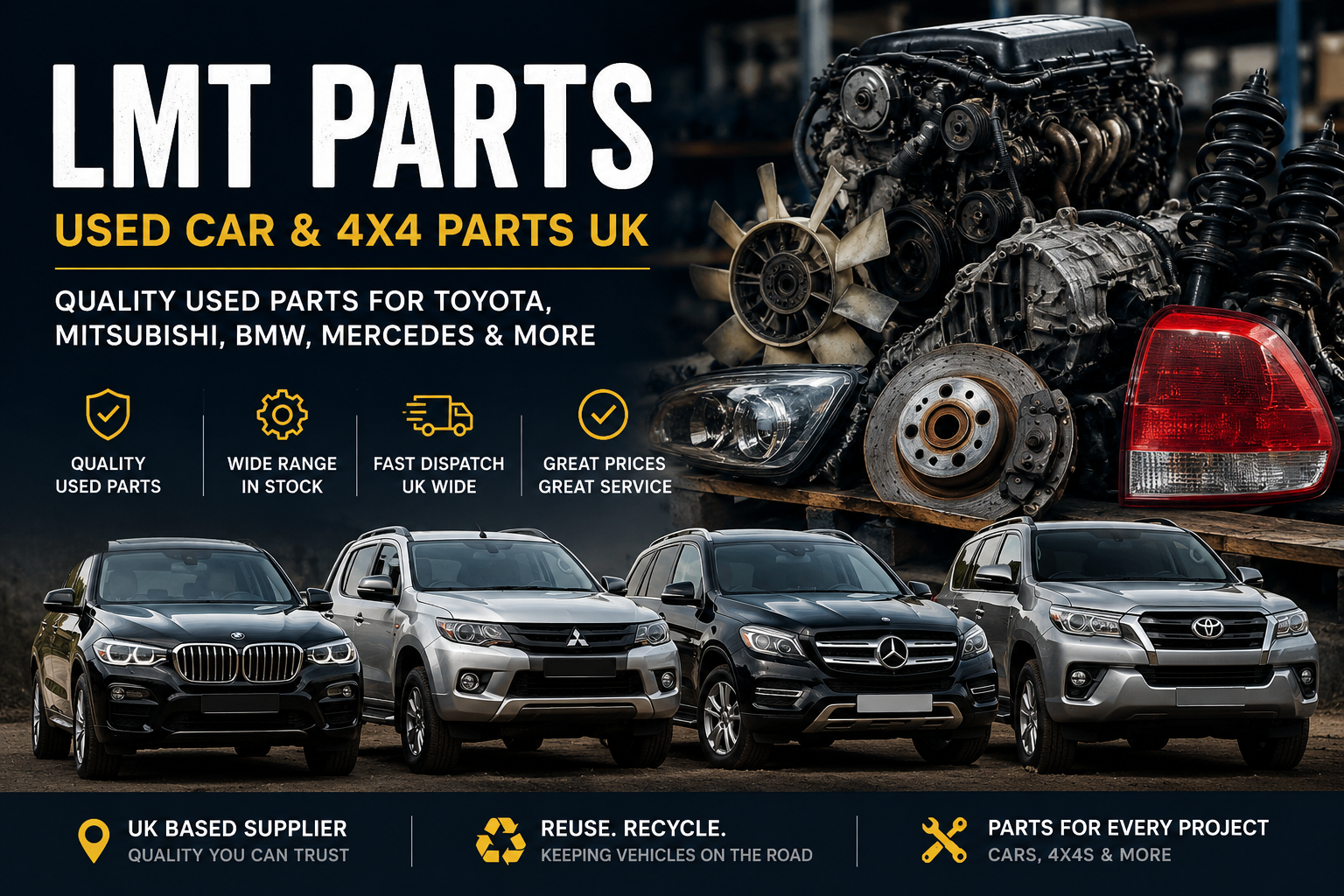 LMT Parts | Used Car & 4x4 Parts UK
