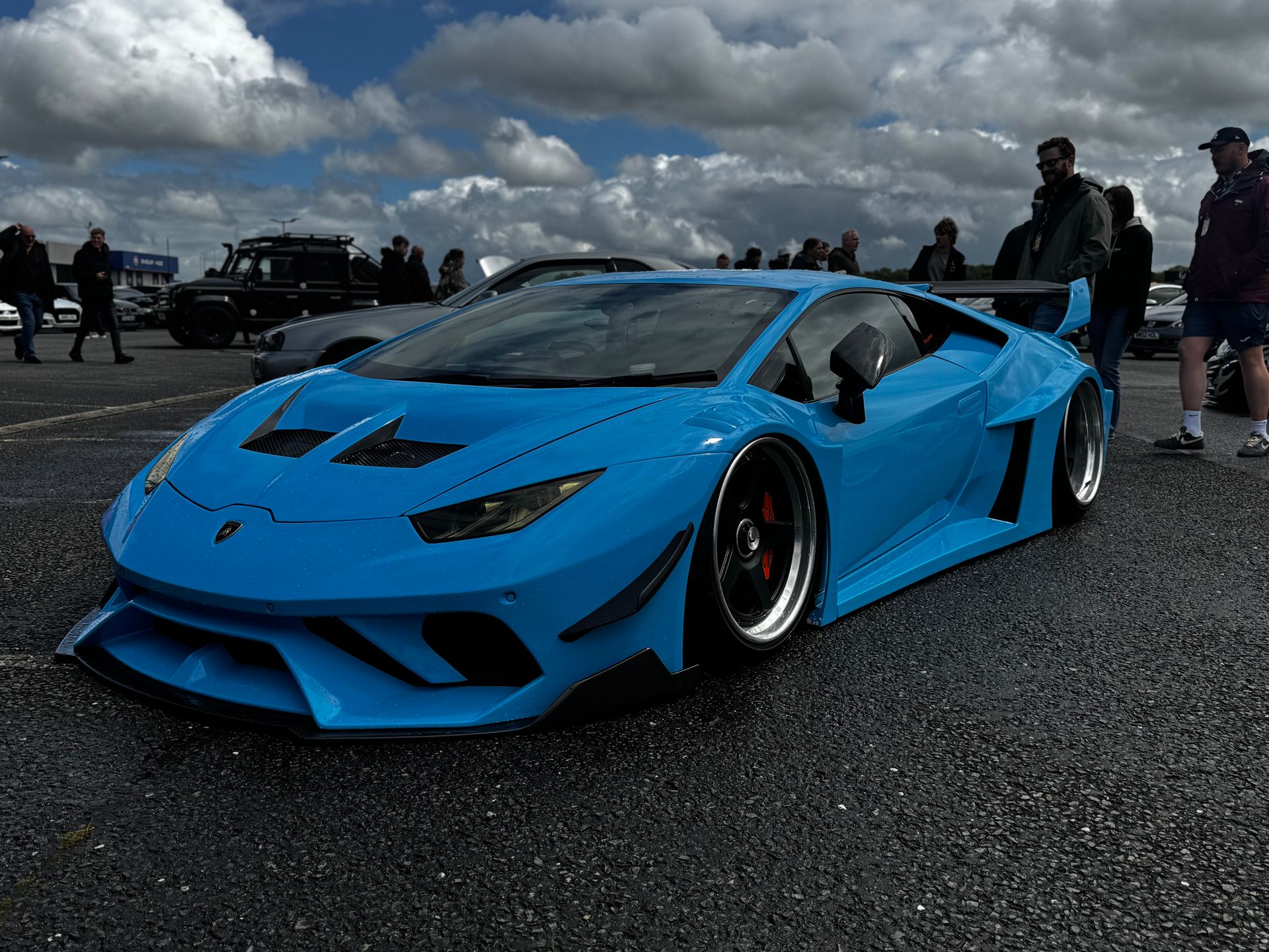 Blue Lamborghini