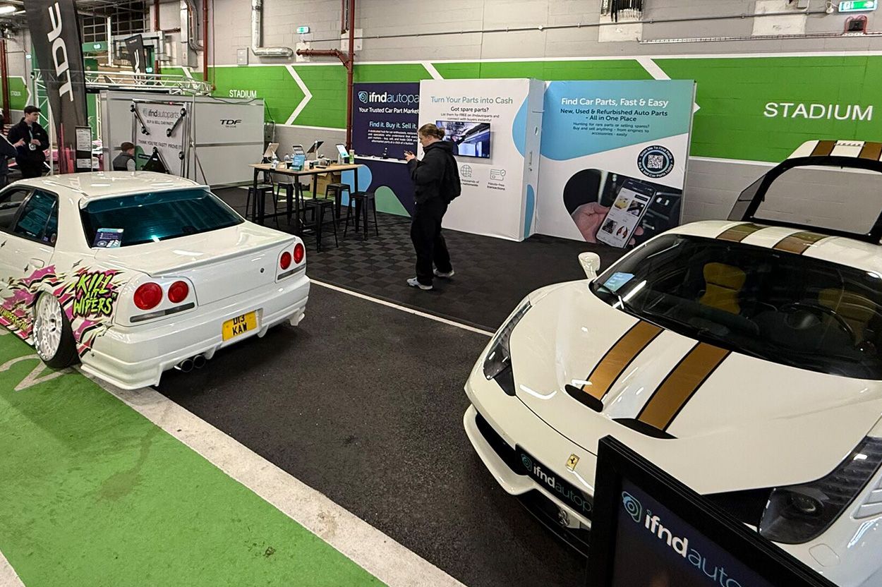 ifndautoparts stand at Japfest Silverstone 2025
